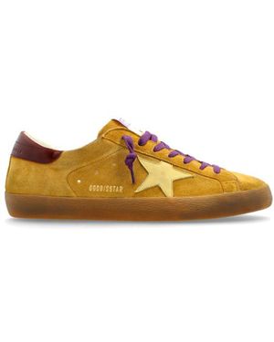 Golden Goose Super Star Low-Top Trainers - Brown