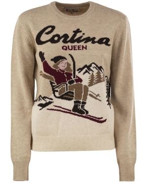 MC2 Saint Barth Long-Sleeved Crewneck Jumper - Multicolour