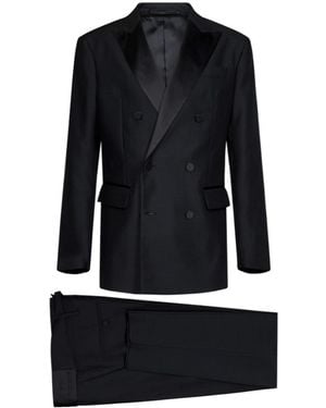 DSquared² Tailored Double-Breasted Suit - Black