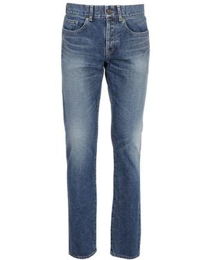 Saint Laurent Wash Jeans - Blue