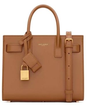 Saint Laurent Sac De Jour Nano Tote Bag - Brown