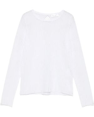 Roberto Collina Ribbed-Knit Jumper - White