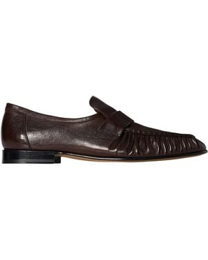 The Row Soft Loafer - Brown