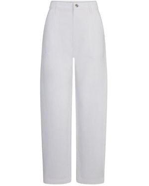 FRAME Patch-Pocket Jeans - White