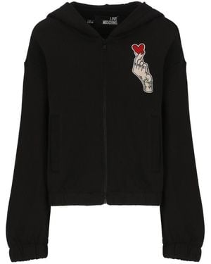 Moschino Logo Casual Jacket - Black