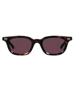 Gucci Oval Frame Sunglasses - White