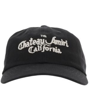 Amiri Logo Embroidered Hat - Black