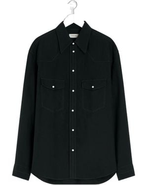 Lemaire Western Shirt - Black