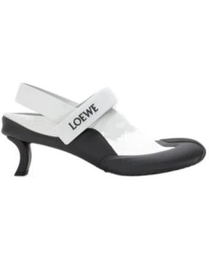 Loewe Dive Slingback - White