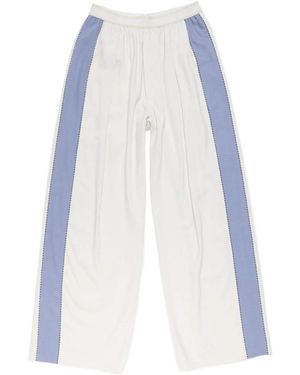 Acne Studios Elastic Waist Casual Trousers - White
