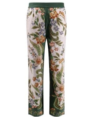 FARM Rio Elastic Waist Casual Pants - Gray