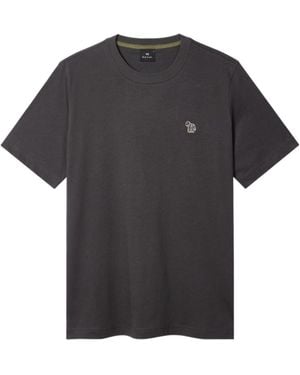Paul Smith Zebra-Print T-Shirt - Black