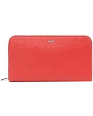 Bally Logo Wallet - Red