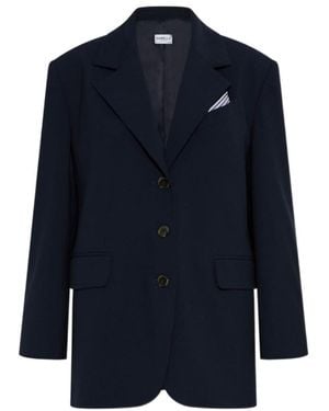 Marella Blazer With Matching Handkerchief - Blue