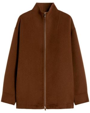 Max Mara Long Sleeve Casual Jacket - Brown