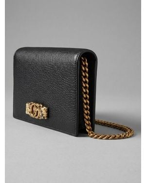 Gucci Interlocking G Wallet On Chain - Black