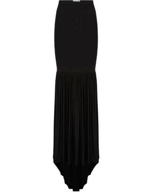 Nina Ricci Jersey Maxi Skirt - Black
