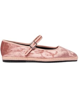 SCAROSSO Petra Velvet Slippers - Pink
