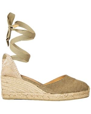 Castañer Textile Closed-Toe Espadrille - Metallic