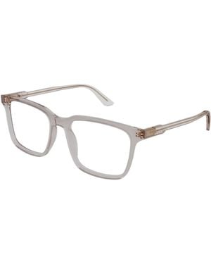 Gucci Eyewear Rectangular Optical Glasses And Frames - White