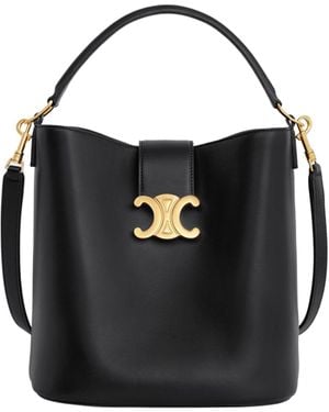 Celine Medium Bucket Louise - Black