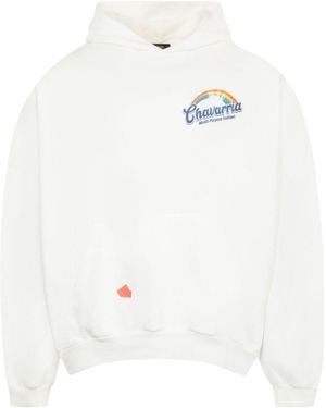 Willy Chavarria Hooligan Oversized Hoodie - White