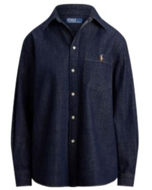 Polo Ralph Lauren Long-Sleeve Denim Shirt - Blue