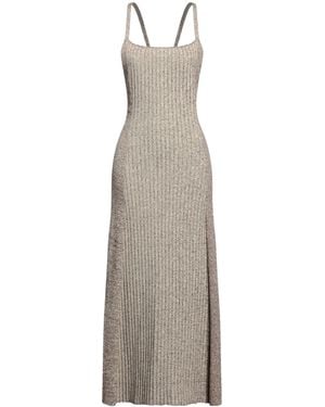Ganni Spaghetti Strap Dress - Grey