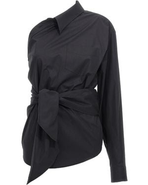 Moschino One-Shoulder Shirt - Blue