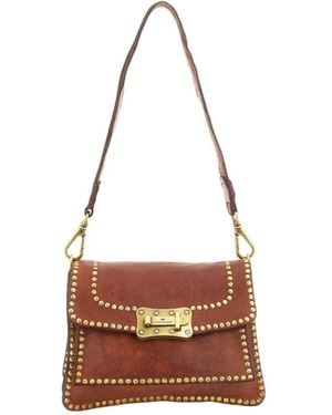 Campomaggi Embellished Shoulder Bag - Brown