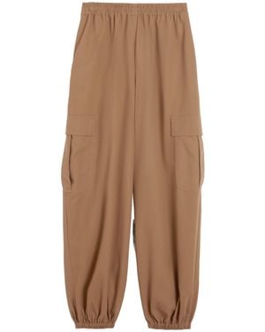 Max Mara Glauco Cargo Trousers - Brown