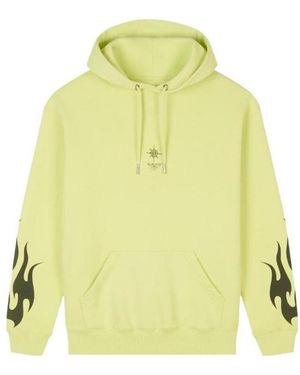 Givenchy Flame Printed Hoodie - Yellow
