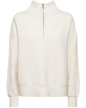 Varley Half-Zip Pullover Sweatshirt - White