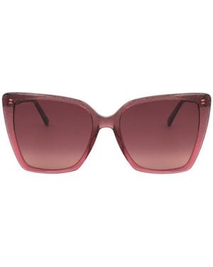 Jimmy Choo Eyewear Lessie Cat-Eye Frame Sunglasses - Purple