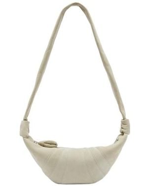 Lemaire Small Leather Shoulder Bag - White