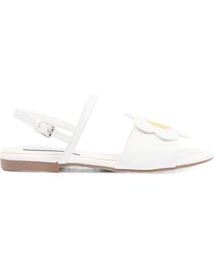 Stella McCartney Flower-Detail Strap Sandal - White