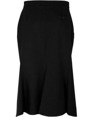 McQueen Stylish Slim-Fit Skirt - Black