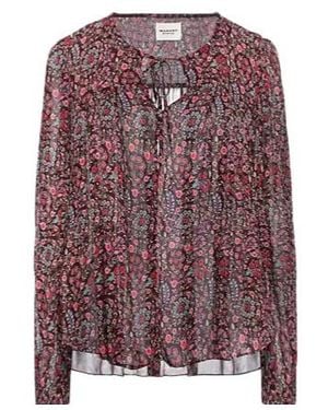 Isabel Marant Printed Blouse - Purple