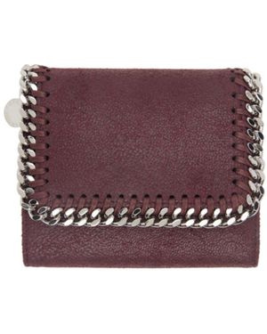 Stella McCartney Falabella Flap Wallet - Purple