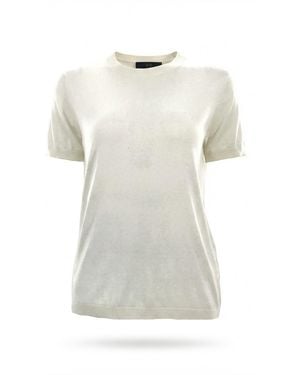 Weekend by Maxmara Short-Sleeved Jumper - White