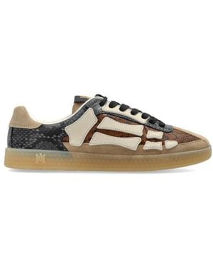Amiri Snake Pacific Bones Low-Top Trainers - Brown