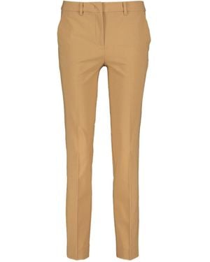 Marella Belt Loops Slacks - Natural