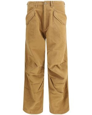 R13 Flap-Pocket Pants - Natural