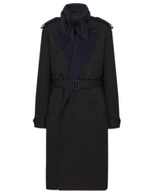 Dior Double-Breasted Windbreaker - Blue