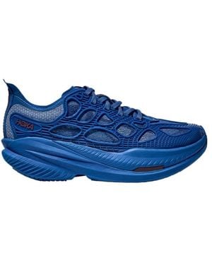 Hoka One One Mach X Caged Trainers - Blue