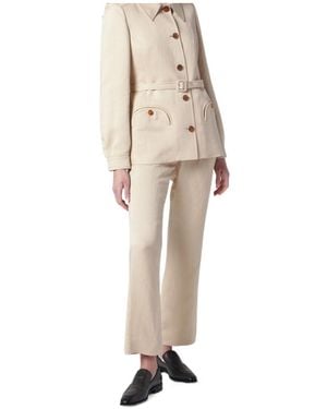 Blazé Milano Straight-Leg Casual Pants - Natural