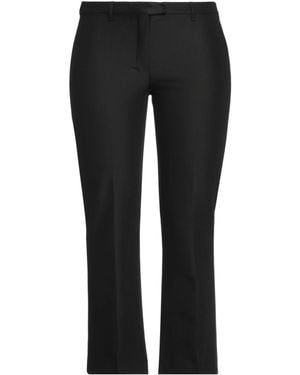 Max Mara Solid-Color Casual Pants - Black