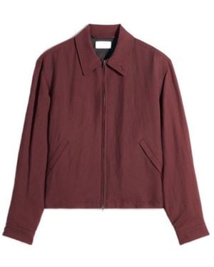 Lemaire Short Blouson - Red