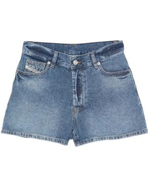 DIESEL De Helios Denim Shorts - Blue