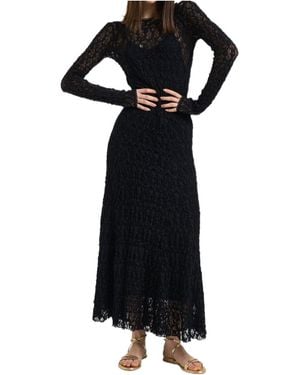 forte_forte Long Sleeve Dress - Black